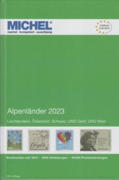 D Michel katalog - Alpské země 2023 - 108. vydání